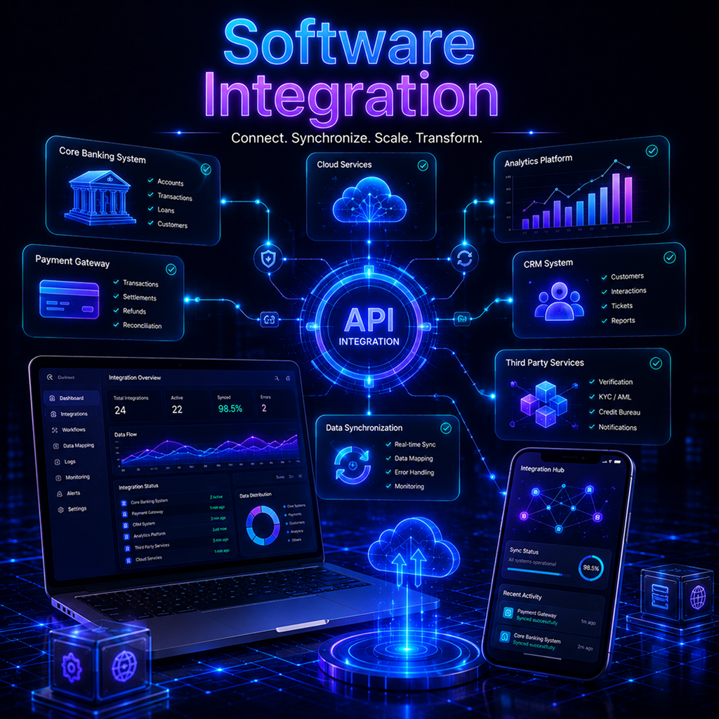Banking software integration services